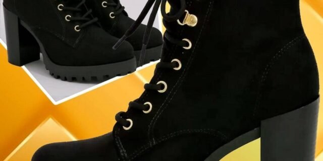 [ZATTINI] Bota Moleca Salto Alto Feminina – Preto