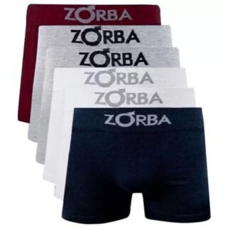 [MAGAZINE]  Kit 8 Cuecas Box Boxer Zorba Adulto Masculino 781