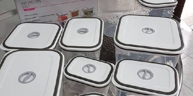 [CASAS BAHIA] Conjunto de Potes Herméticos 10 Peças – Electrolux