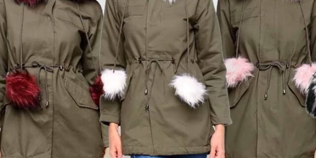 [MAGAZINE] Jaqueta Parka Nylon S&V Com Capuz Pelo Feminina