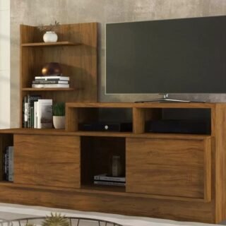 [MAGAZINE] Rack para TV até 43” 2 Portas – Via Móveis Julio