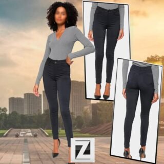 [ZATTINI]  Calça Skinny Jezzian Bengaline Cintura Média Feminina (36 até 44)