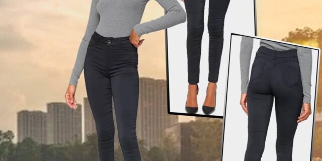 [ZATTINI] Calça Skinny Jezzian Bengaline Cintura Média Feminina (36 até 44)
