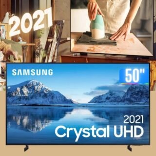[SUBMARINO] Samsung Smart Tv 50″ Crystal Uhd 4k 50au8000, Painel Dynamic Crystal Color, Design Slim, Tela Sem Limites