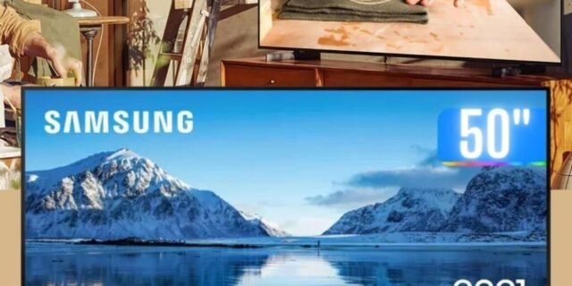 [SUBMARINO] Samsung Smart Tv 50″ Crystal Uhd 4k 50au8000, Painel Dynamic Crystal Color, Design Slim, Tela Sem Limites