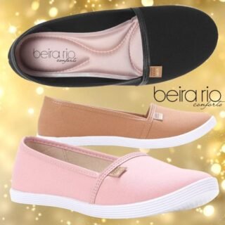 [MAGAZINE] Tênis Slip On Beira Rio Liso Feminino (5 Cores)