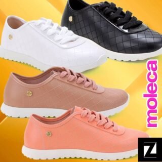 [ZATTINI] Tênis Moleca Matelassê Recortes Feminino