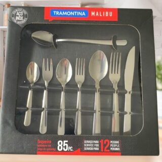 [AMERICANAS] Faqueiro Inox Malibu 85 Peças – Tramontina