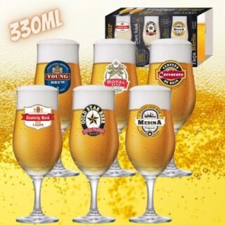 [MAGAZINE] Jogo de Taças para Cerveja Vidro 330ml 6 Peças – Ruvolo Happy Hour Berlin