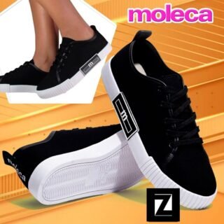 [ZATTINI] Tênis Moleca Casual Feminino – Preto