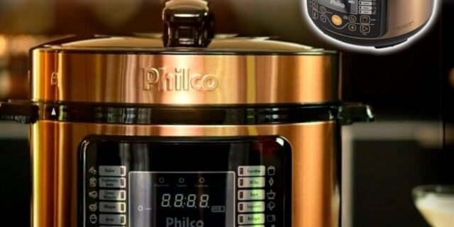 [CASAS BAHIA] Panela de Pressão Philco Multifuncional Digital Gold PPP05G 5L