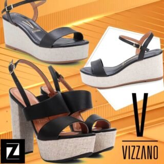 [ZATTINI] Sandália VIZZANO Salto Médio ou Alto