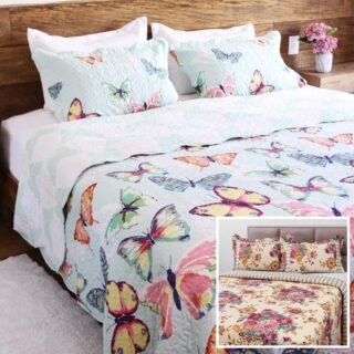 [SHOPTIME] Colcha Queen Boutis Panamá com 2 Portas Travesseiros – Casa & Conforto