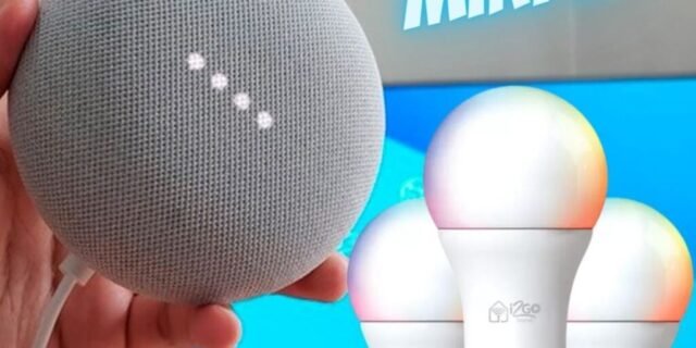 [MAGAZINE] Kit Nest Mini 2ª geração Smart Speaker – com Google Assistente + 3 Lâmpadas Inteligentes