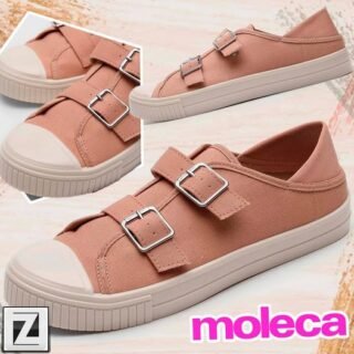 [ZATTINI] Tênis MOLECA Fivelas Feminino