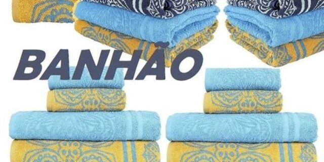[SHOPTIME] Jogo de Banhão Aveiro 5 Peças – Casa & Conforto