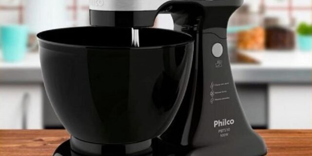 [MAGAZINE] Batedeira Portátil Philco Preta 500W – PBT510P 4 Velocidades