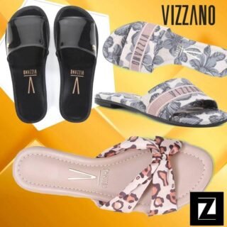 [ZATTINI] Chinelo ou Rasteira Vizzano