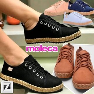 [ZATTINI] Tênis Moleca Trama Feminino