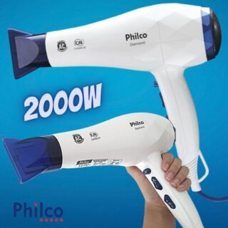 [CASAS BAHIA] Secador de Cabelo Philco Diamond PSC04B -2000W