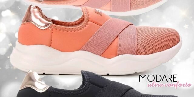 [ZATTINI] Tênis MODARE Sem Cadarços Feminino