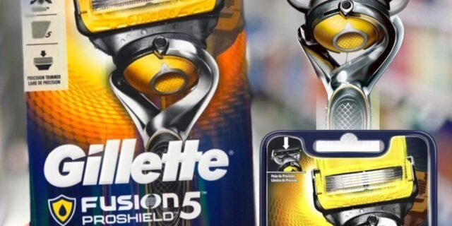 [MAGAZINE] Aparelho de Barbear Gillette Fusion5 ou Lâmina de Barbear Gillette Fusion – Proshield 2 Peças