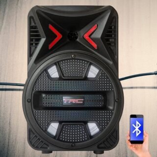 [CARREFOUR] Caixa de Som Amplificada TRC 5511 Bluetooth USB Entrada para microfone Bateria interna