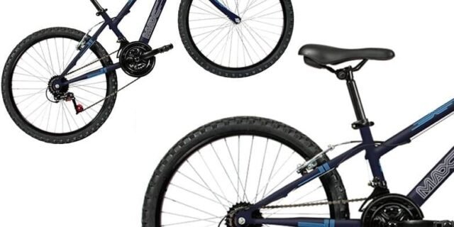 [CARREFOUR] Bicicleta Aro 24 Caloi 21 Marchas Max Lazer Azul