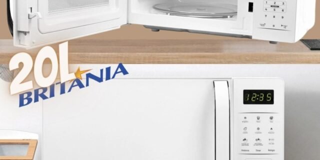 [SHOPTIME] Microondas Britania BMO23BB Branco 20L