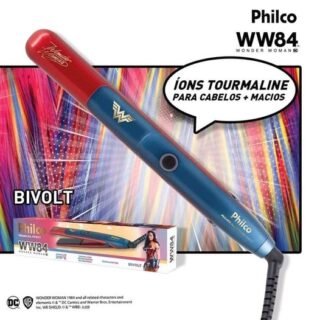 [CASASBAHIA] Prancha Philco PPR07 Mulher Maravilha com Íon Bivolt