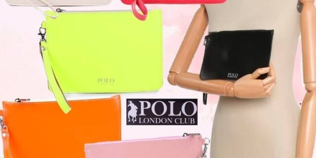[ZATTINI] Bolsa Polo London Club Clutch Alça Removível Feminina
