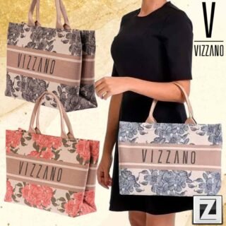 [ZATTINI] Bolsa VIZZANO Handbag Floral Feminina