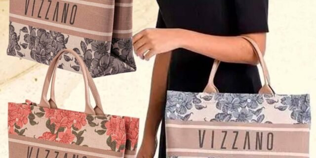 [ZATTINI] Bolsa VIZZANO Handbag Floral Feminina