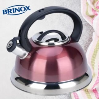 [MAGAZINE] Chaleira Brinox Inox com Apito 2,5L ou 2,7L Roma (2 Opções)