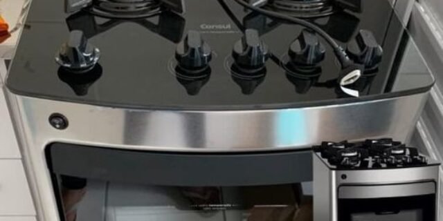 [MAGAZINE] Fogão 4 Bocas Mesa de Vidro Consul – Acendimento Automático CFO4 VAR