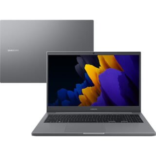 [AMERICANAS] Notebook Samsung Book Intel Celeron-6305 4GB 500GB W10 FHD 15.6” Cinza Chumbo NP550XDA-KO1BR