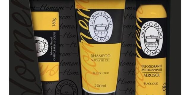 [MAGAZINE] Kit Shampoo Sabonete e Desodorante Giorno Uomo – Black Oud