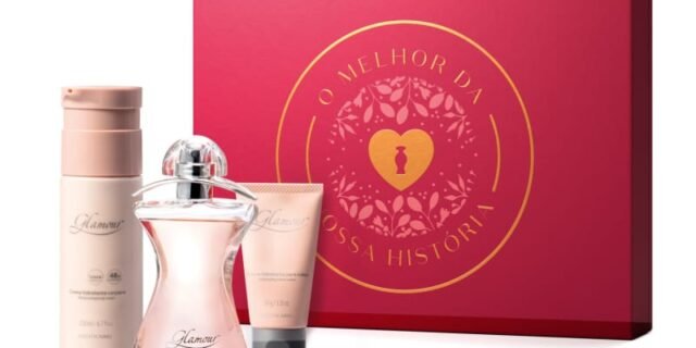 [OBOTICARIO] Kit Presente Glamour: Desodorante Colônia 75ml + Creme Corporal 200ml + Creme de Mãos 50g