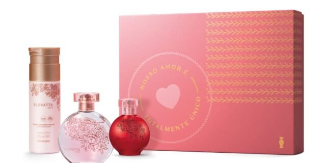 [OBOTICARIO] Kit Presente Floratta: Rose Desodorante Colônia 75ml + Loção Hidratante 200ml + Red Desodorante Colônia 30ml