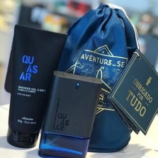 [OBOTICARIO] Kit Presente Quasar: Desodorante Colônia 100ml + Shower Gel 200g + Saquinho Organizador
