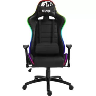 [CASASBAHIA] Cadeira Gamer Coral Snake Gaming RGB Led – 580