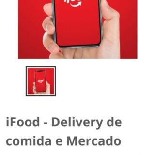 iFood – Delivery de comida e Mercado Crédito de R$50 por R$30