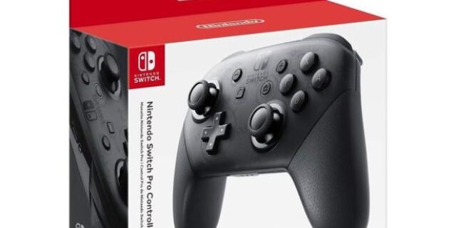 [MAGAZINE] Controle para Nintendo Switch sem Fio – Pro Controller Preto