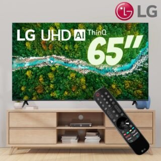 [FASTSHOP] Smart TV LG LED 4K UHD 65″ com Inteligência Artificial ThinQ, Smart Magic, Google Alexa e Wi-Fi – 65UP7750PSB