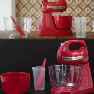 [MAGAZINE] Batedeira Mondial Vermelha 400W Premium – Bella Massa B-29 04 Velocidades