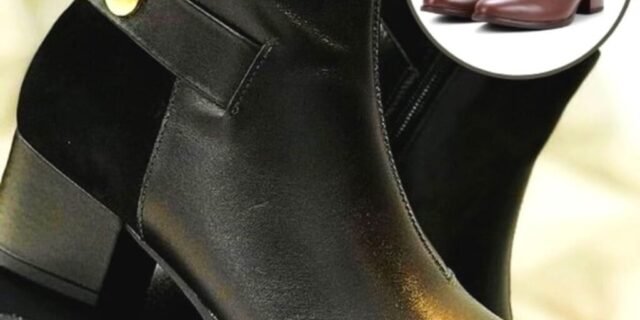 [ZATTINI] Bota Couro Biker Usaflex Feminina