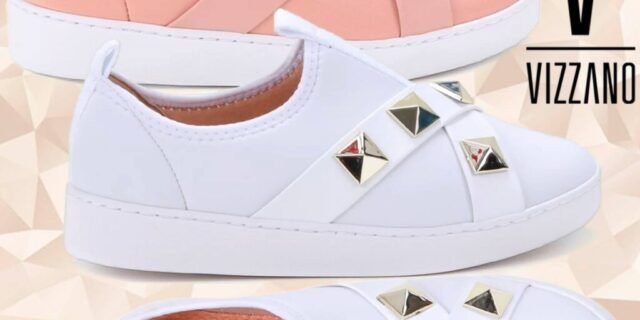 [ZATTINI] Tênis VIZZANO Strass Sem Cadarço Feminino