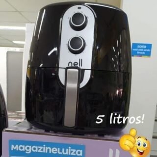 [MAGAZINE] Fritadeira Elétrica sem Óleo/Air Fryer Nell – Grand Família Preto 5L