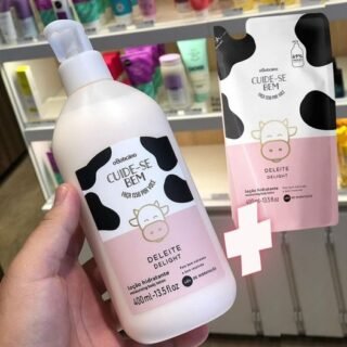 [OBOTICARIO] Combo Cuide-se Bem Deleite: Loção Corporal Hidratante 400ml + Refil 400ml
