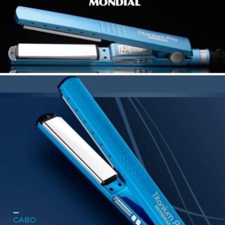 [MAGAZINE] Chapinha/Prancha de Cabelo Profissional Mondial – Titanium Pro P-28 230ºC